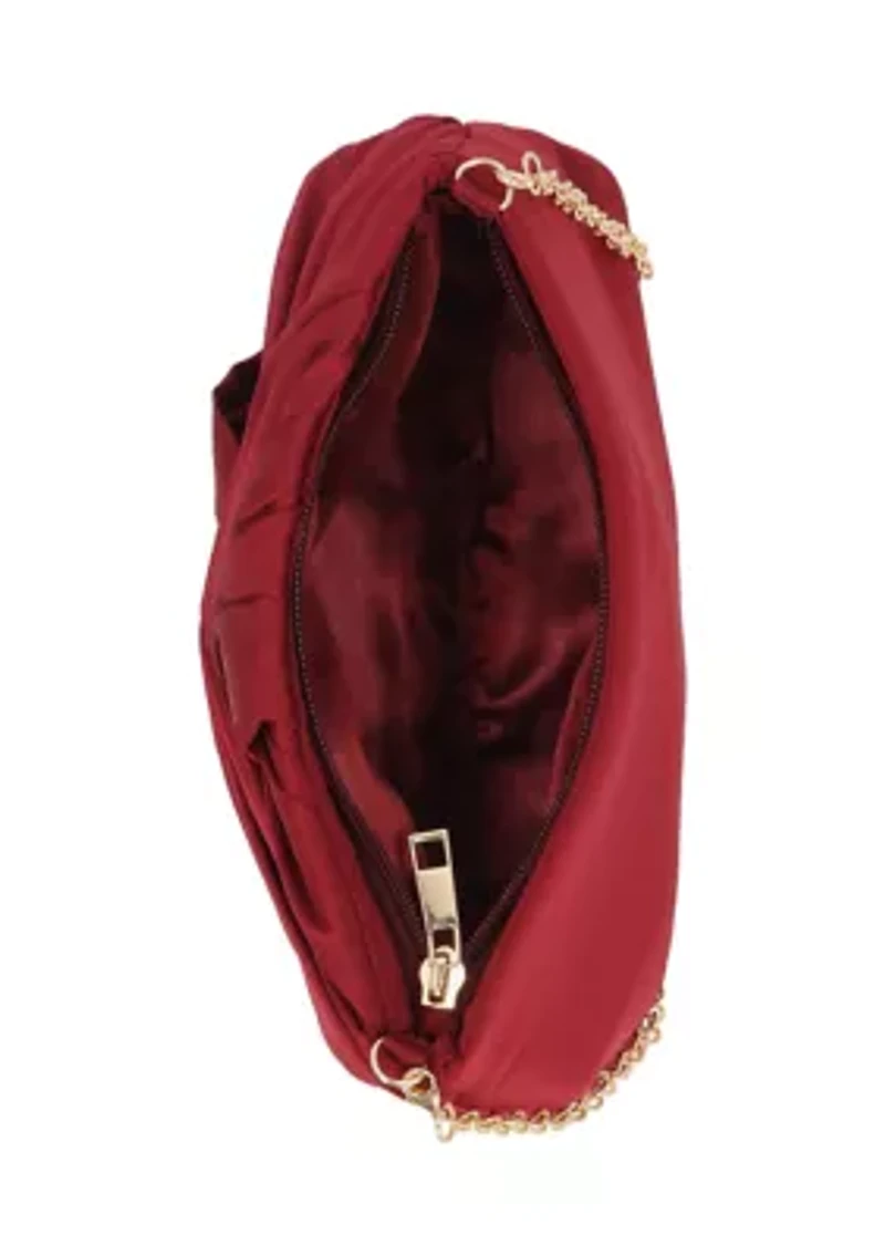 Ariel - Matt Satin Twist Front Clutch
