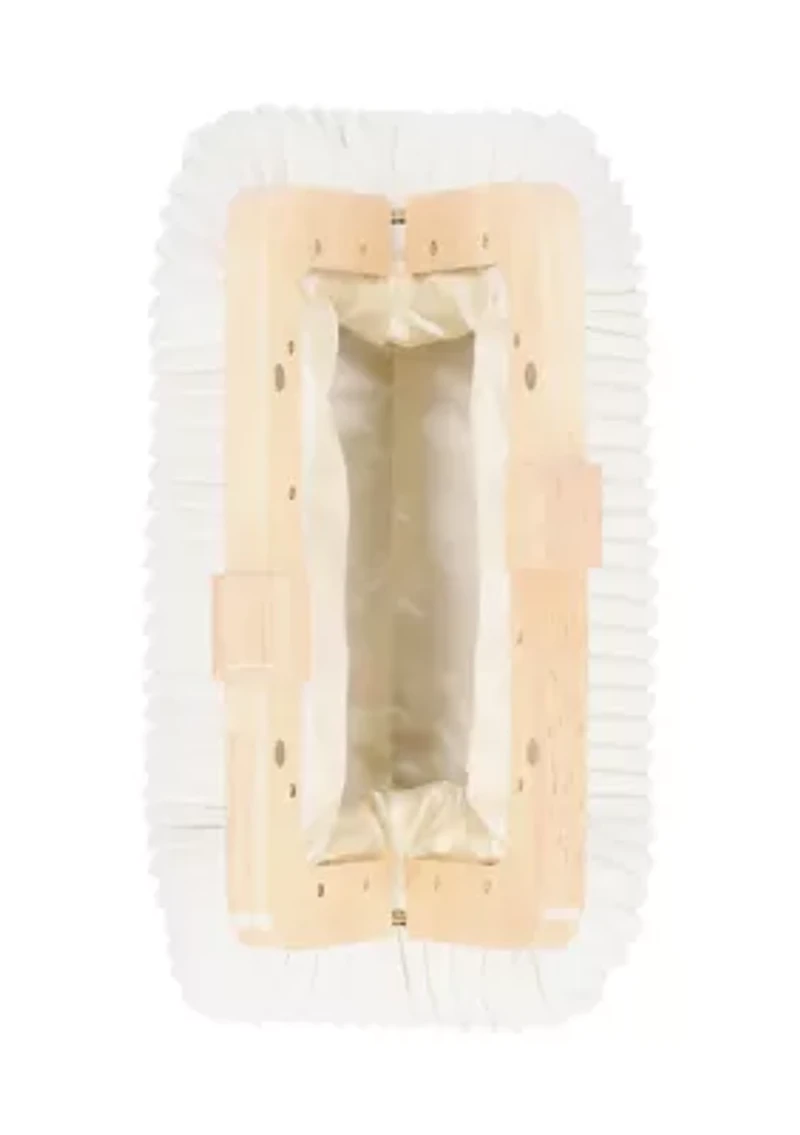 Shae - Soft Pleated Wooden Handle Clutch