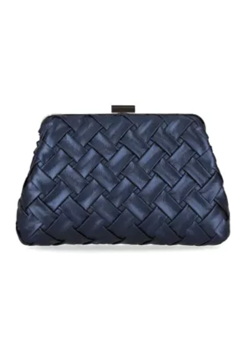 Phyllis Woven Clutch