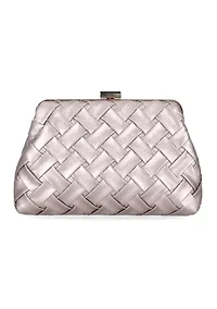Phyllis Woven Clutch