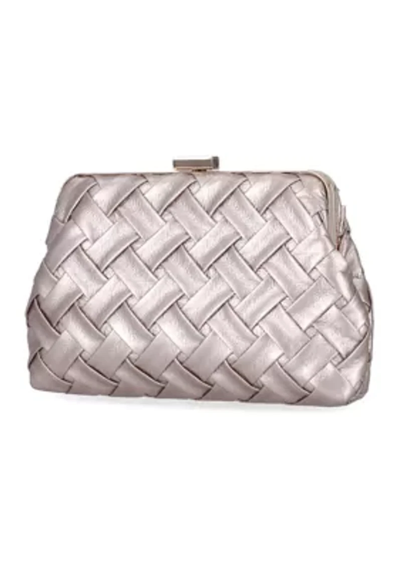 Phyllis Woven Clutch