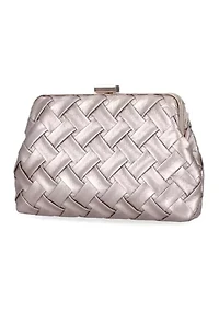 Phyllis Woven Clutch
