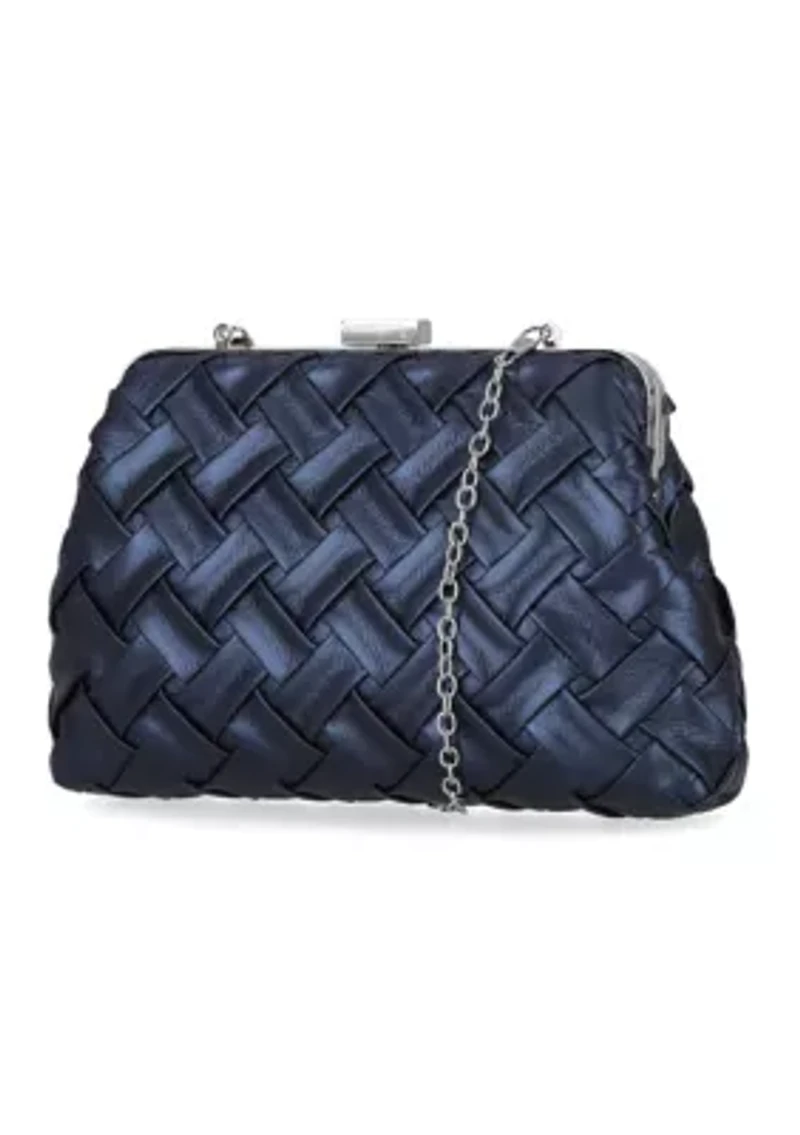 Phyllis Woven Clutch