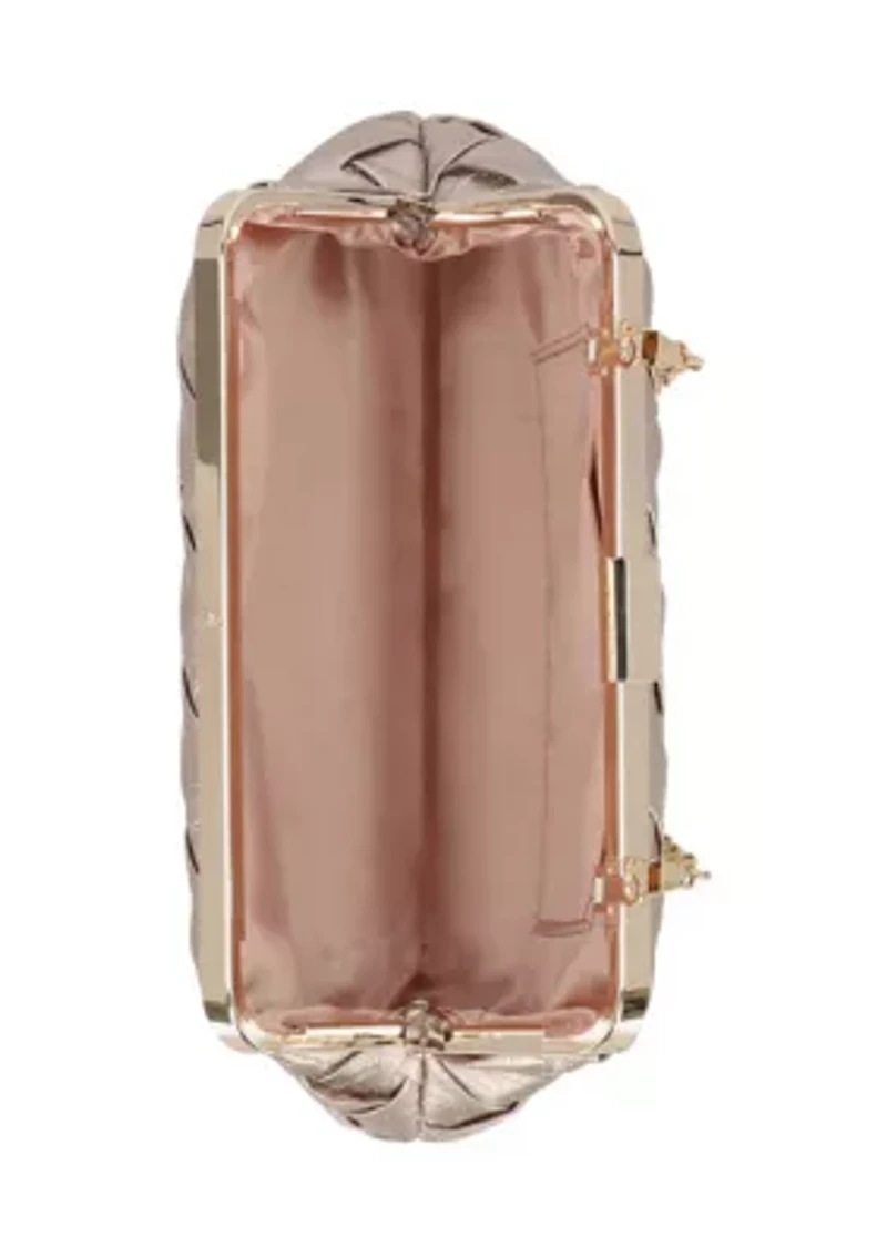 Phyllis Woven Clutch