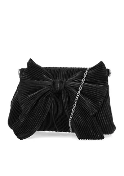 Vivienne Pleated Metallic Clutch