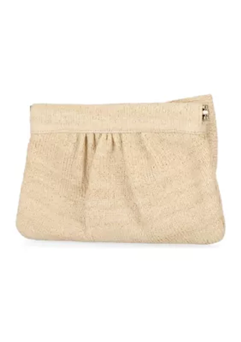 Vivienne - Straw Bow Clutch