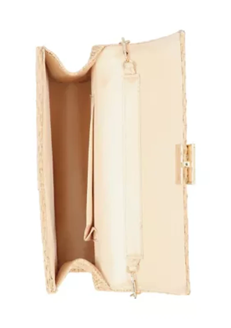 Keeko - Straw with Bamboo Handle Bag