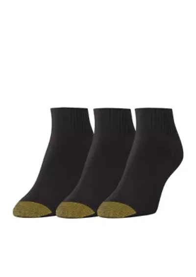 Ultra Soft French Quarter Socks - 3 Pack