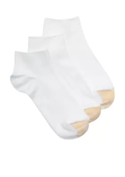 Ultra Soft French Quarter Socks - 3 Pack