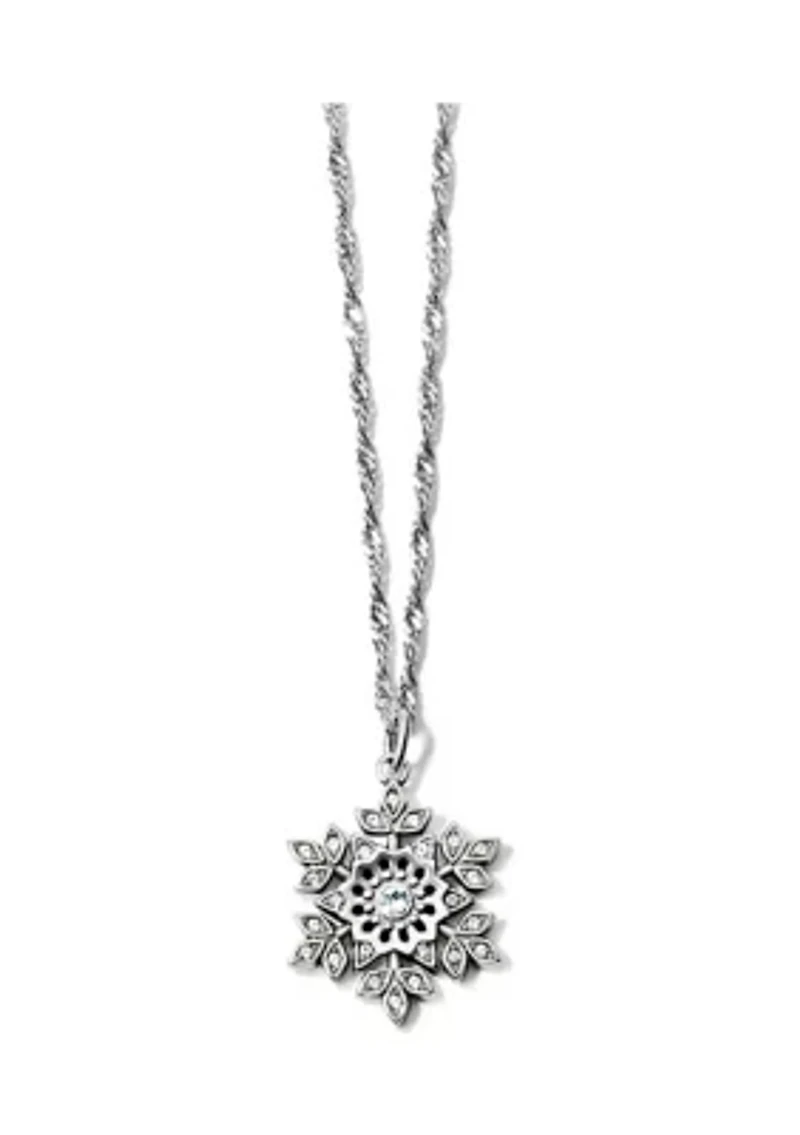 Glint Snowflake Necklace