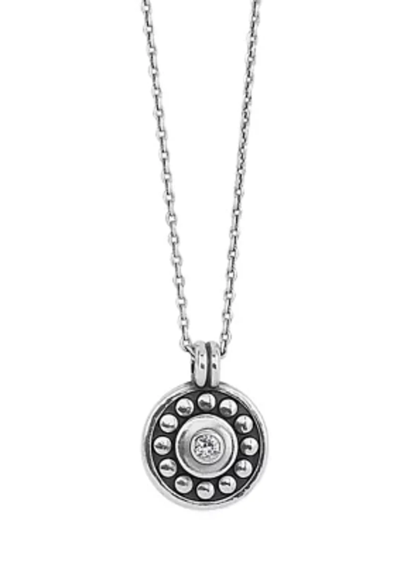 Pebble Dot Medali Petite Reversible Necklace