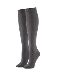 Women's Flat Knit Knee Socks