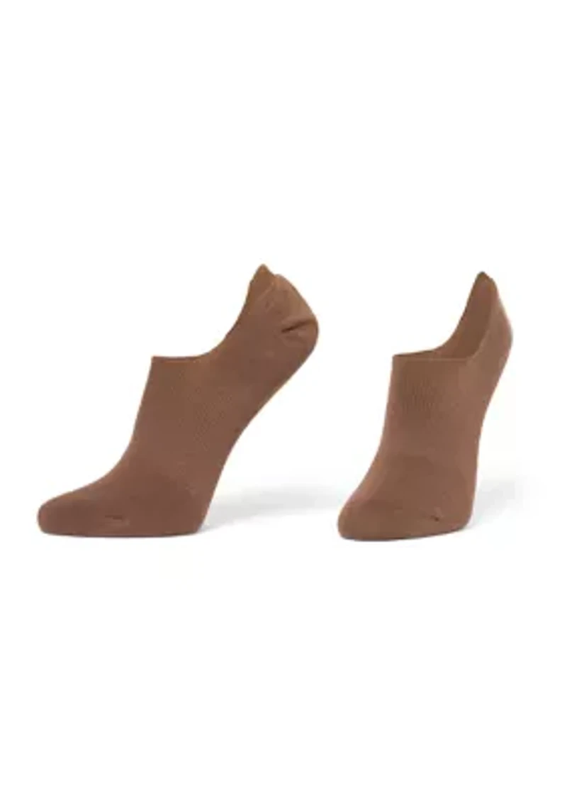 Cotton No Show Arch Hug Liner Socks - 3 Pack