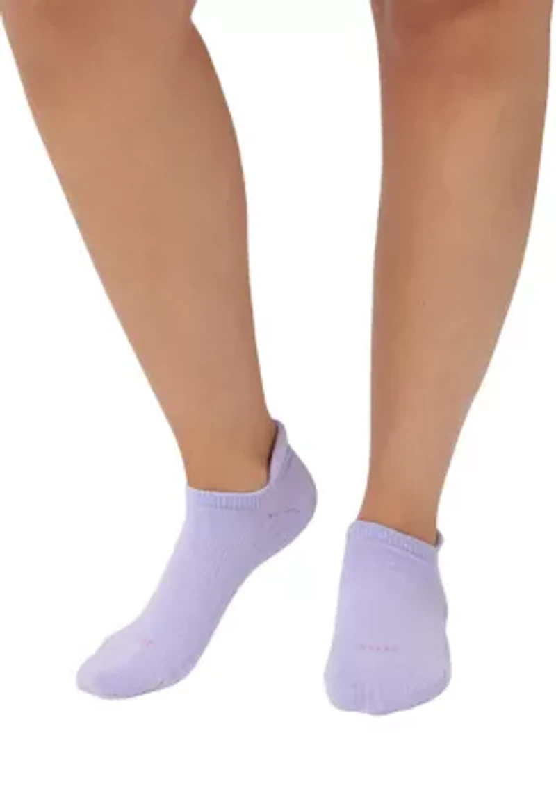 Air Cushion No Show Tab Back Socks - 3 Pack
