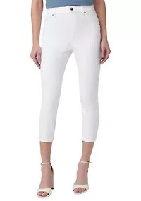 Ultra Soft Denim High Waist Capris