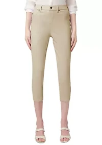 Ultra Soft Denim High Waist Capris
