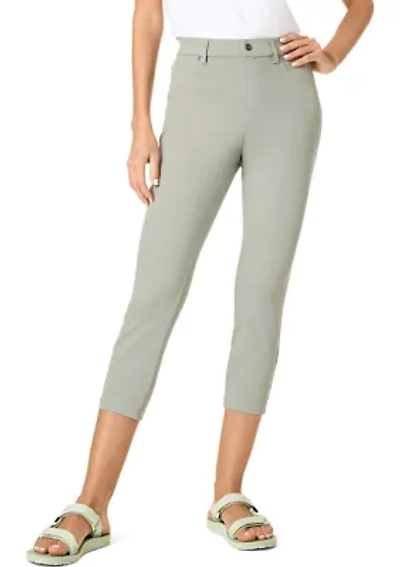 Ultra Soft Denim High Waist Capris