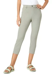 Ultra Soft Denim High Waist Capris