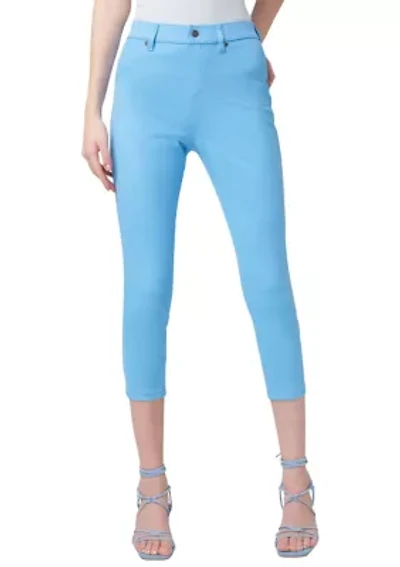 Ultra Soft Denim High Waist Capris