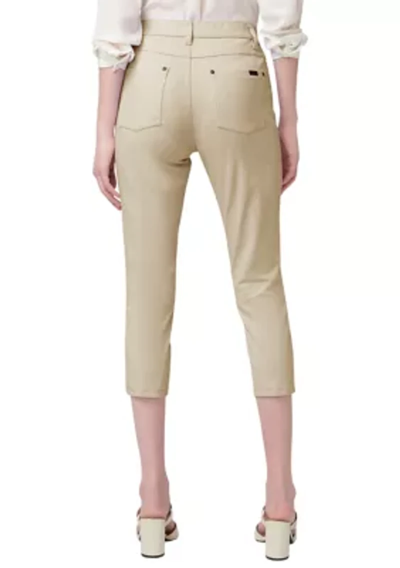 Ultra Soft Denim High Waist Capris