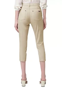 Ultra Soft Denim High Waist Capris