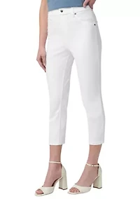 Ultra Soft Denim High Waist Capris