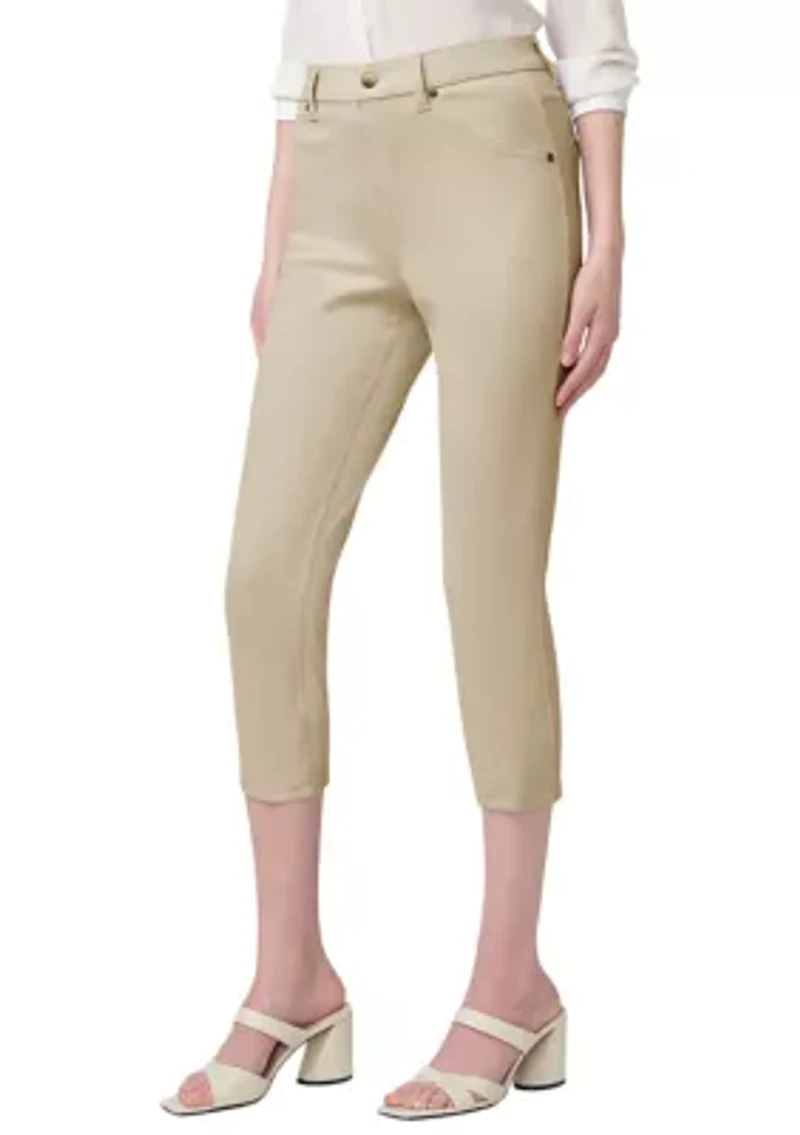 Ultra Soft Denim High Waist Capris