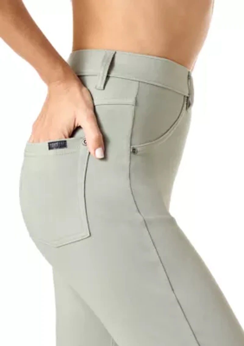 Ultra Soft Denim High Waist Capris