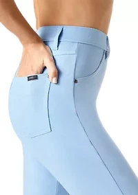 Ultra Soft Denim High Waist Capris