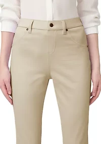 Ultra Soft Denim High Waist Capris