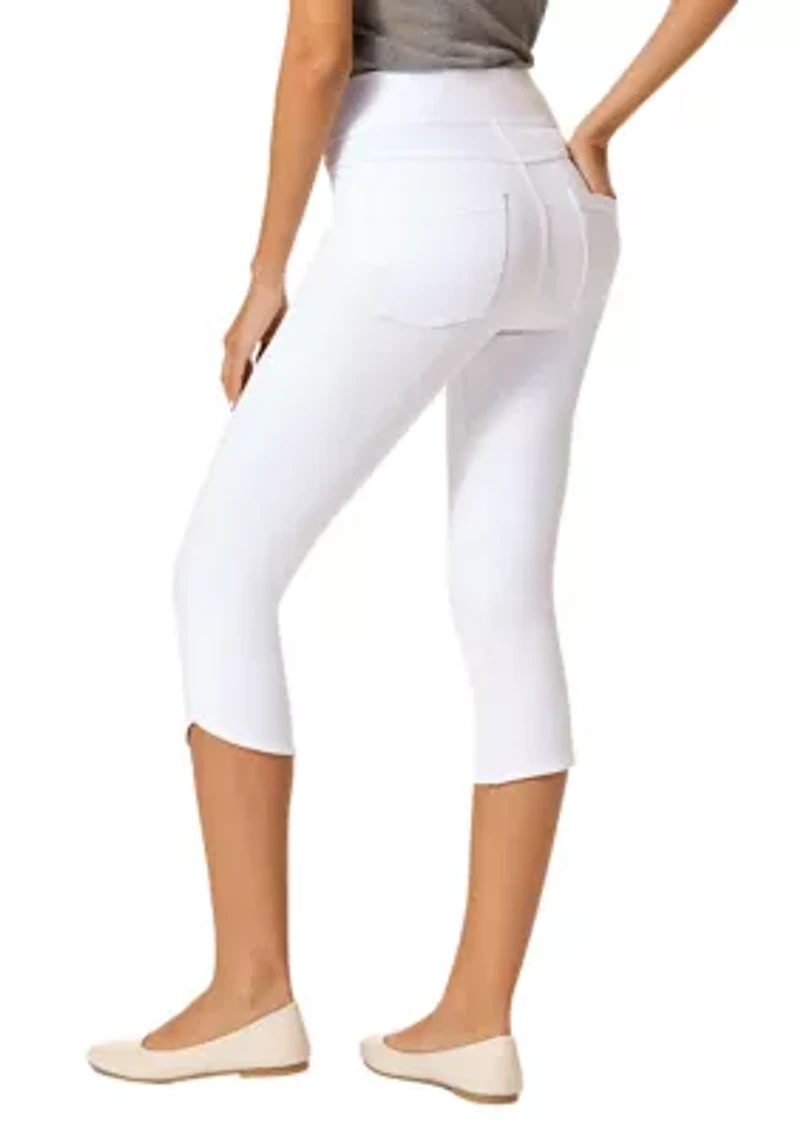 Tulip Hem Capri Leggings