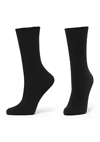 Lattice Scallop Crew Sock 2-Pair Pack