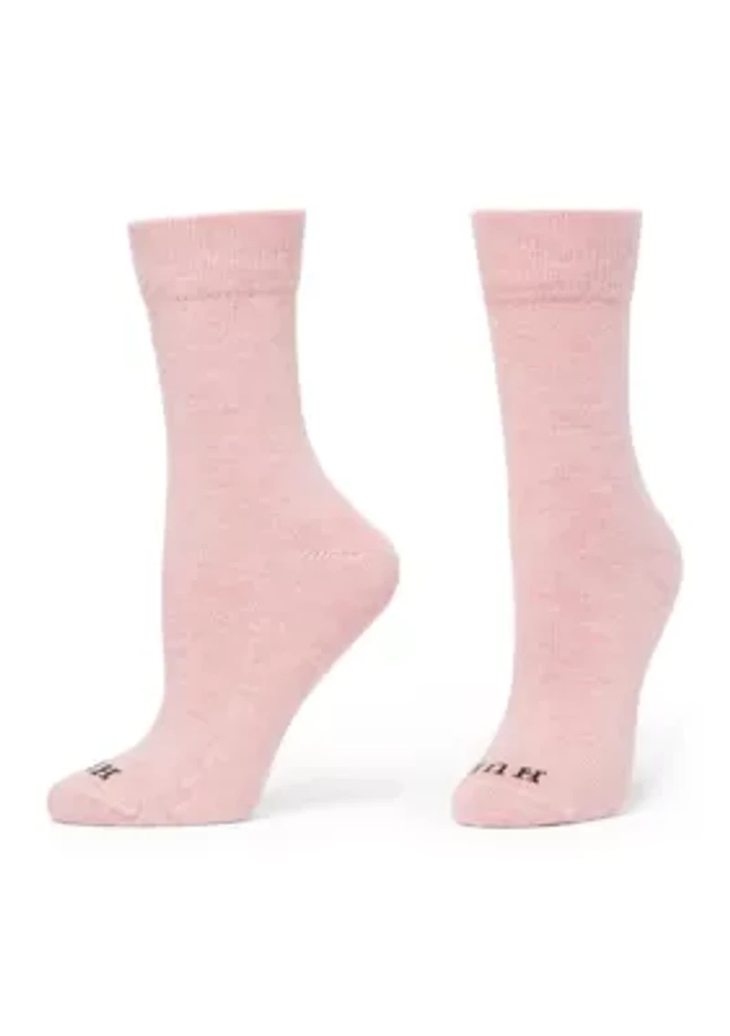 Descending Flower 2-Pair Crew Sock Pack