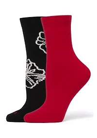 Flower Crew Socks