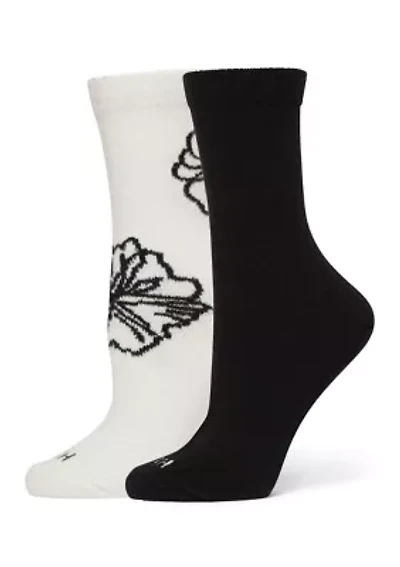 Flower Crew Socks