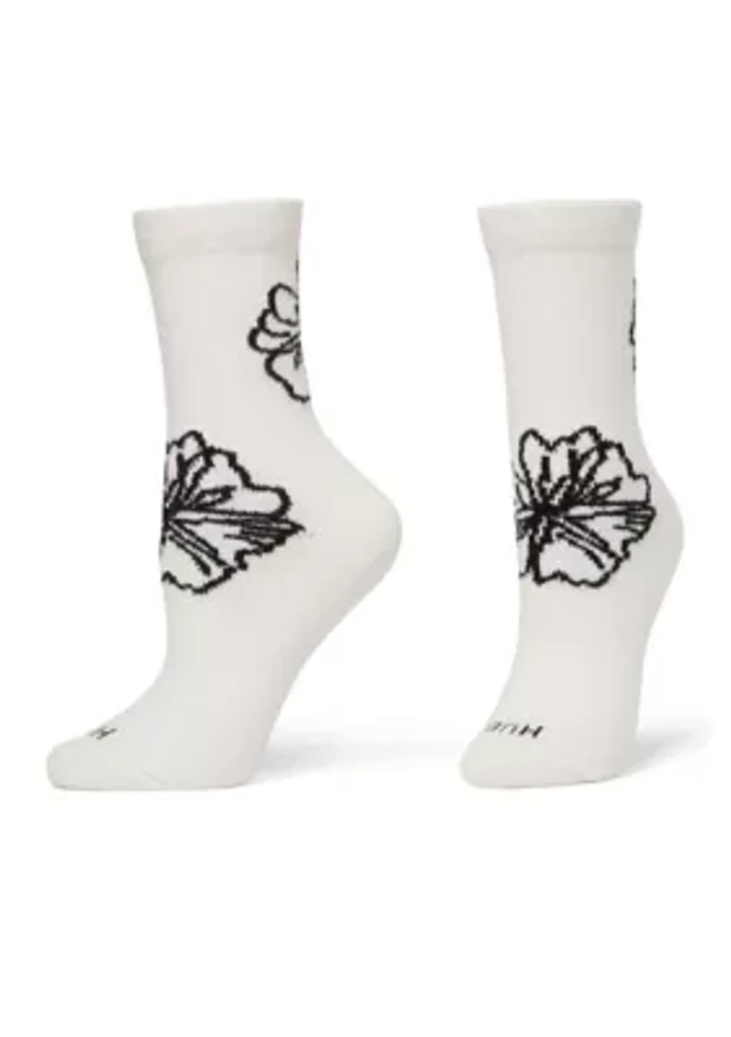 Flower Crew Socks