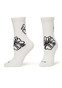 Flower Crew Socks