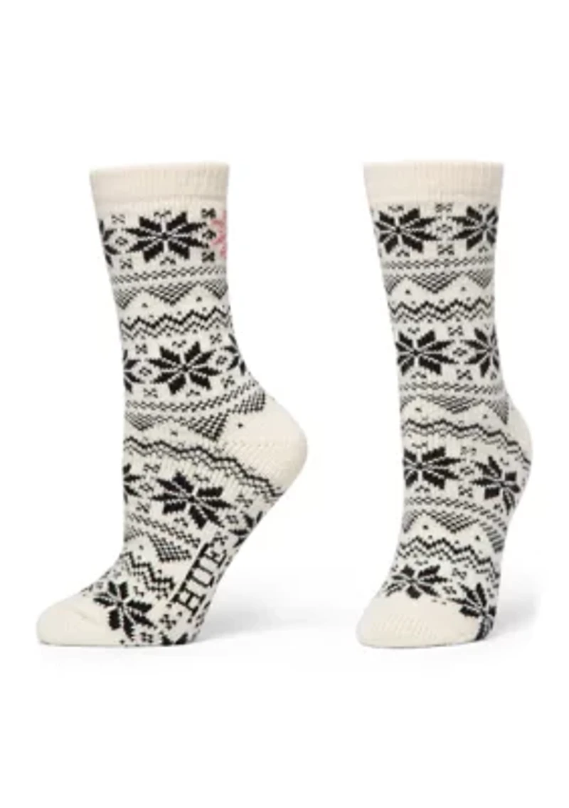 Snowflake Crew Sock 2-Pair Pack