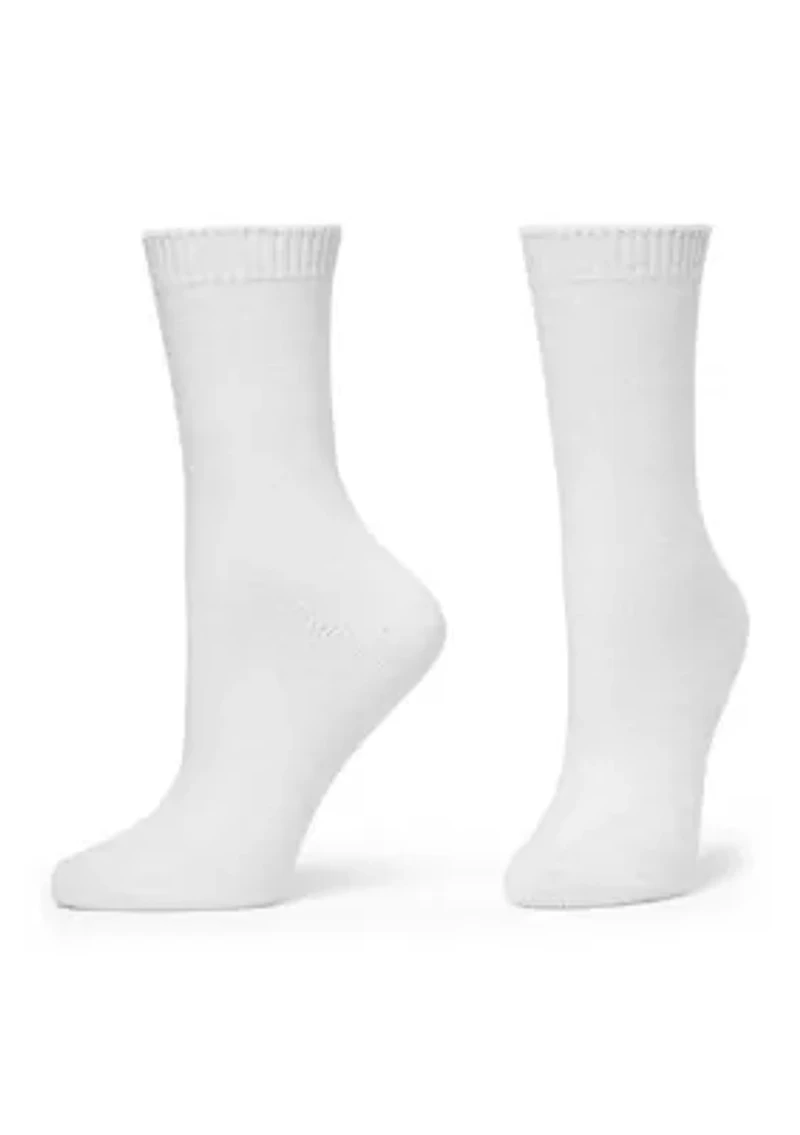 Sparkled Marled Crew Socks