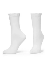 Sparkled Marled Crew Socks