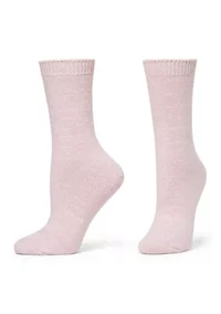 Sparkled Marled Crew Socks