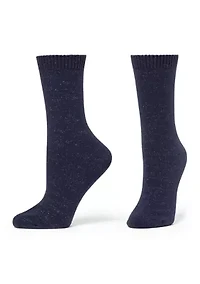 Sparkled Marled Crew Socks