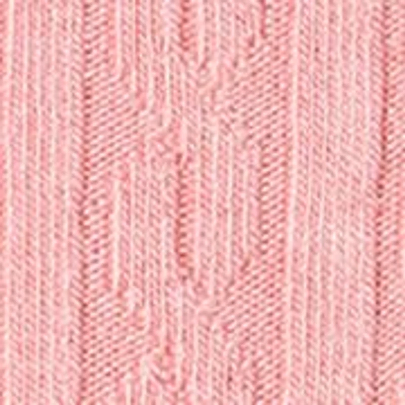 Silk Blend Cable Crew Socks