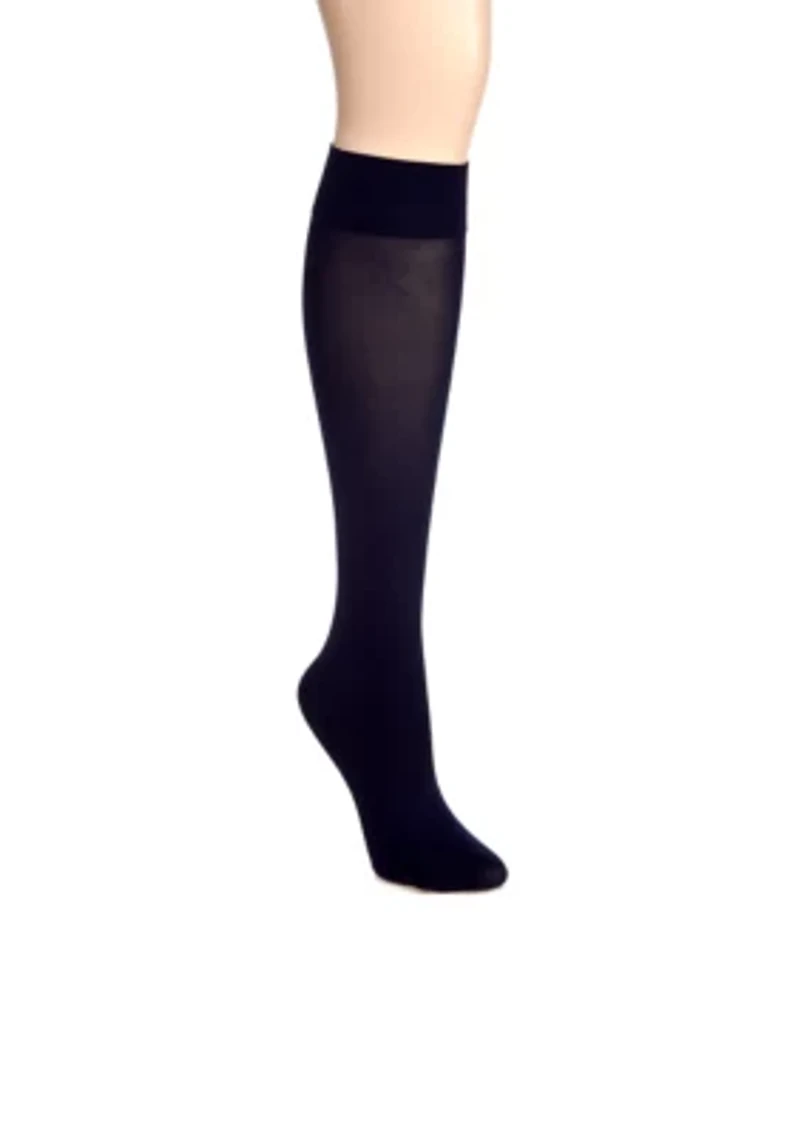 Soft Opaque Knee High Socks