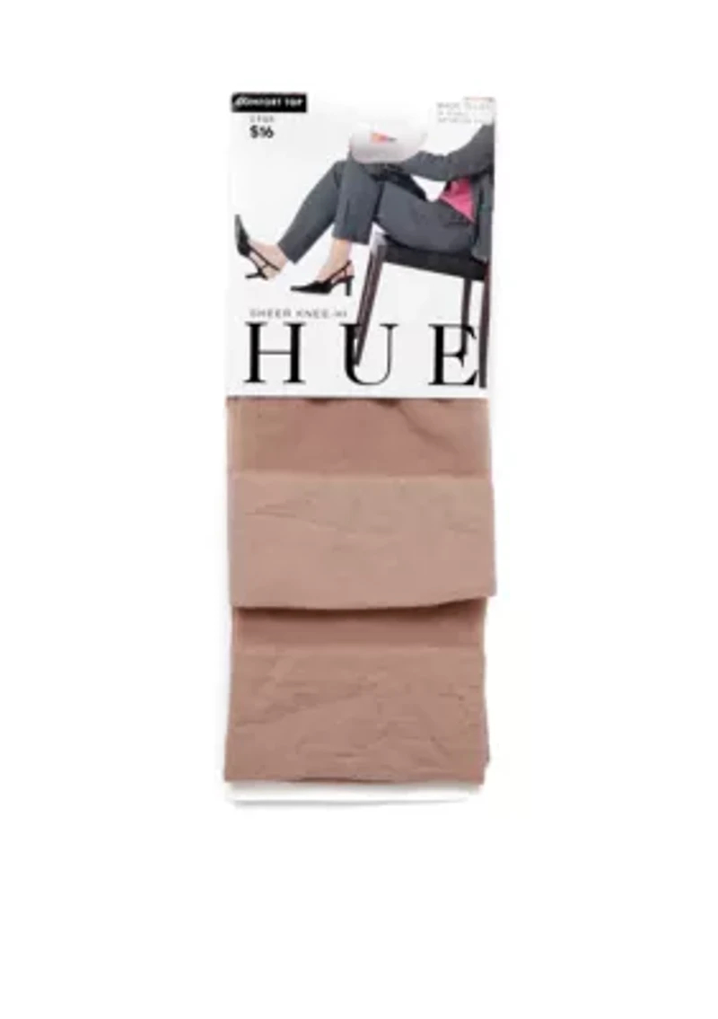 Sheer Knee High 2-Pair Pack Stockings