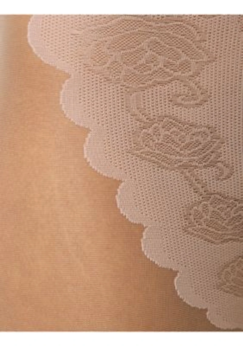 French Lace Control Top Pantyhose