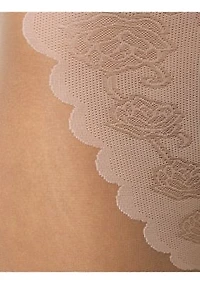 French Lace Control Top Pantyhose