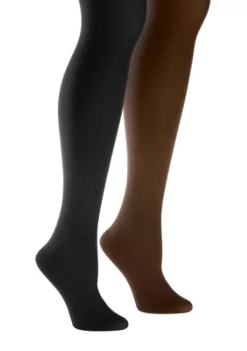 Super Opaque Control Top Tights