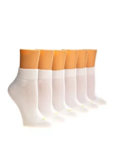 Quarter Top with Cushion 6-Pack Socks