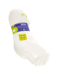 Quarter Top with Cushion 6-Pack Socks